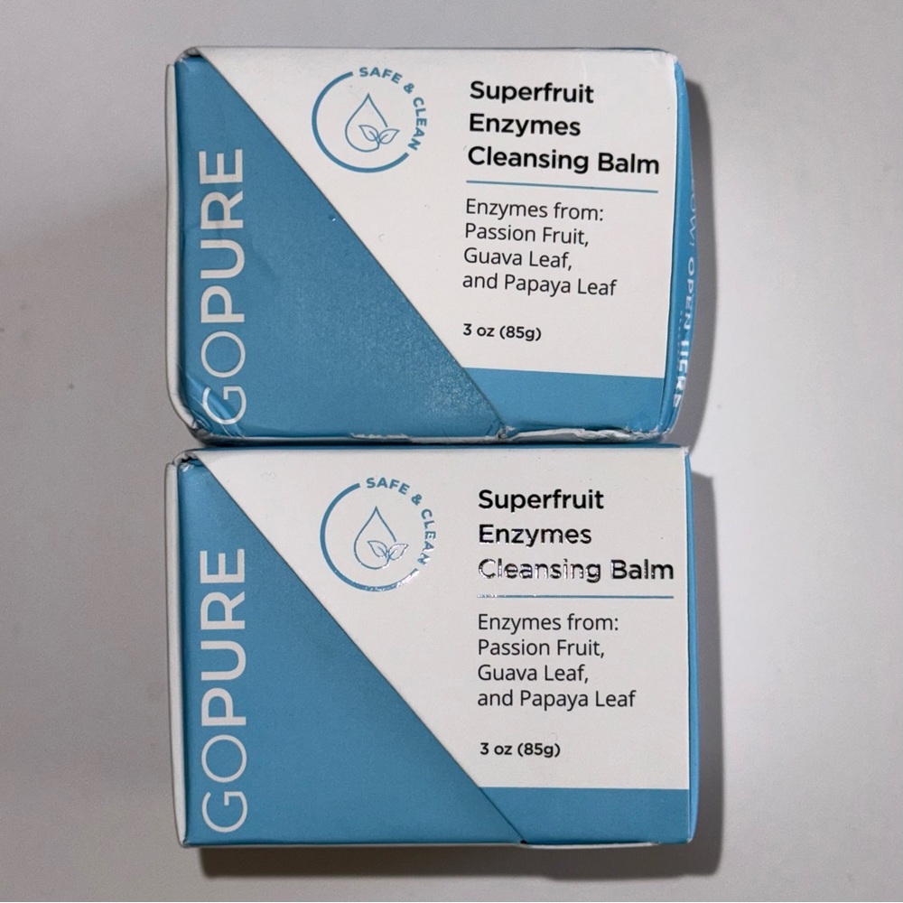 2 GoPure Superfruit Enzymes Cleansing Balm